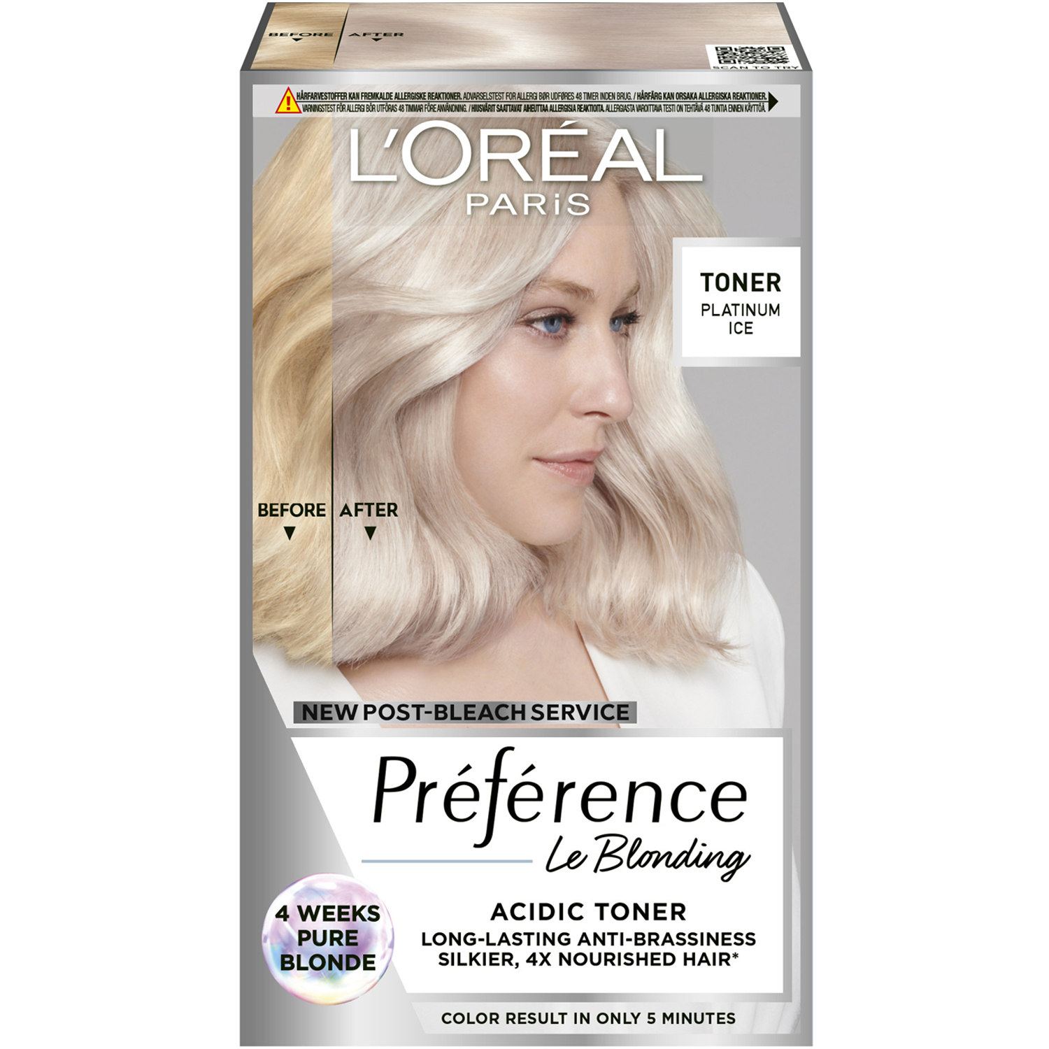 Préférence Le Blonding Toner Platinum Ice