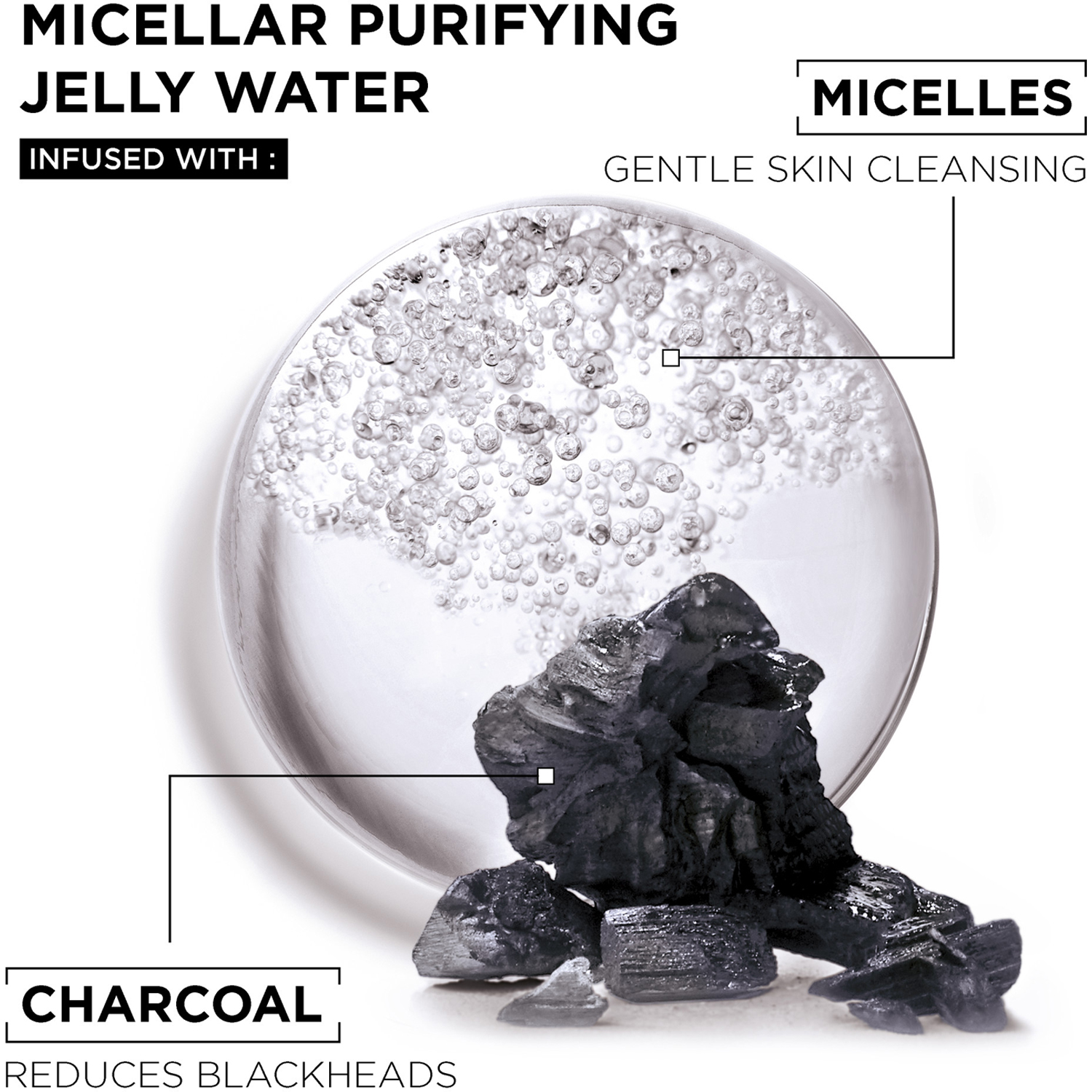 SkinActive Micellar Cleansing Charcoal Jelly