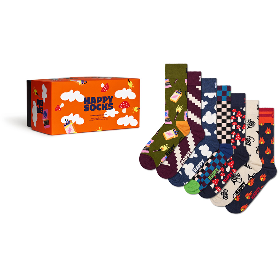 7-Pack A Wild Week Socks Gift Set