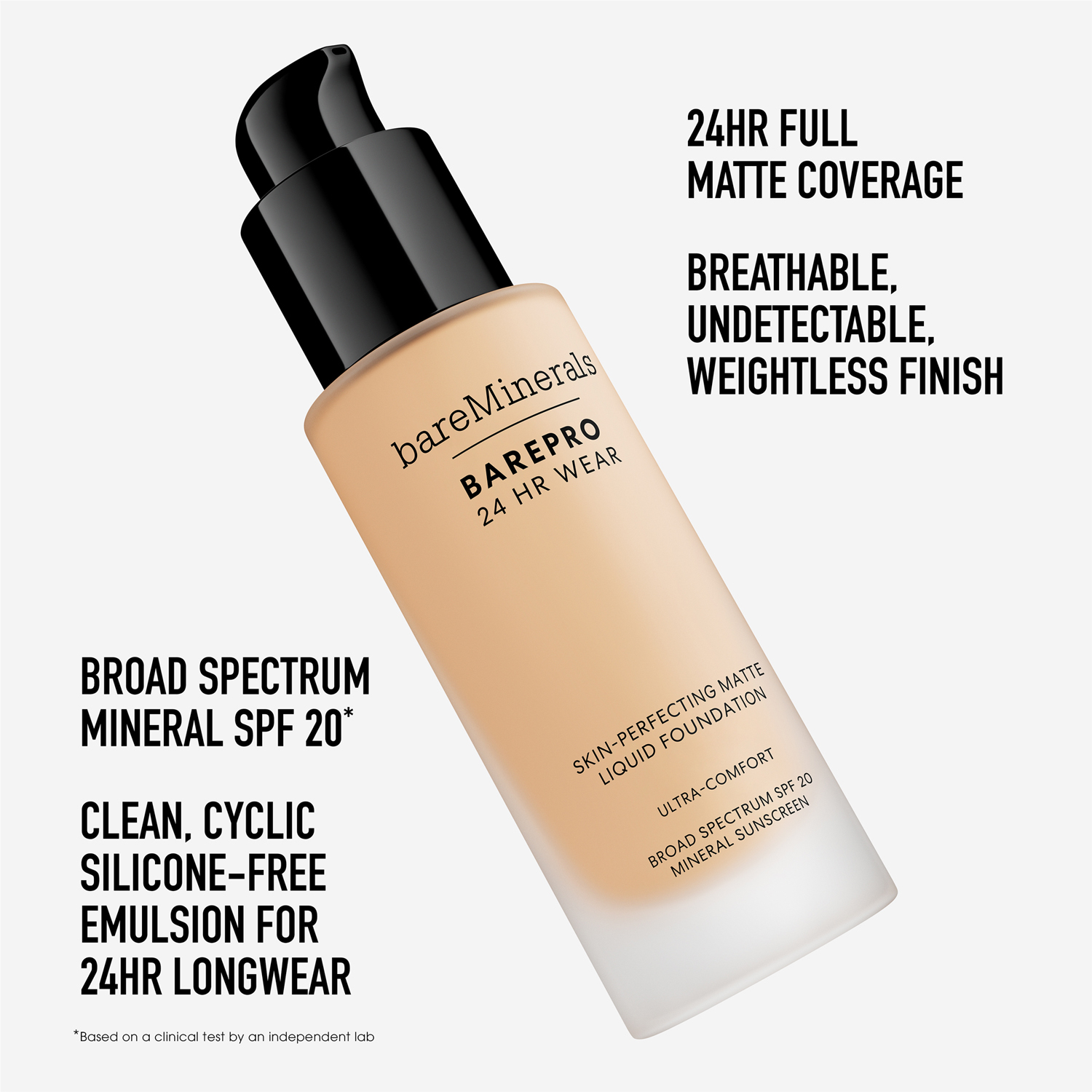 BarePro 24H Matte Liquid Foundation Medium Deep