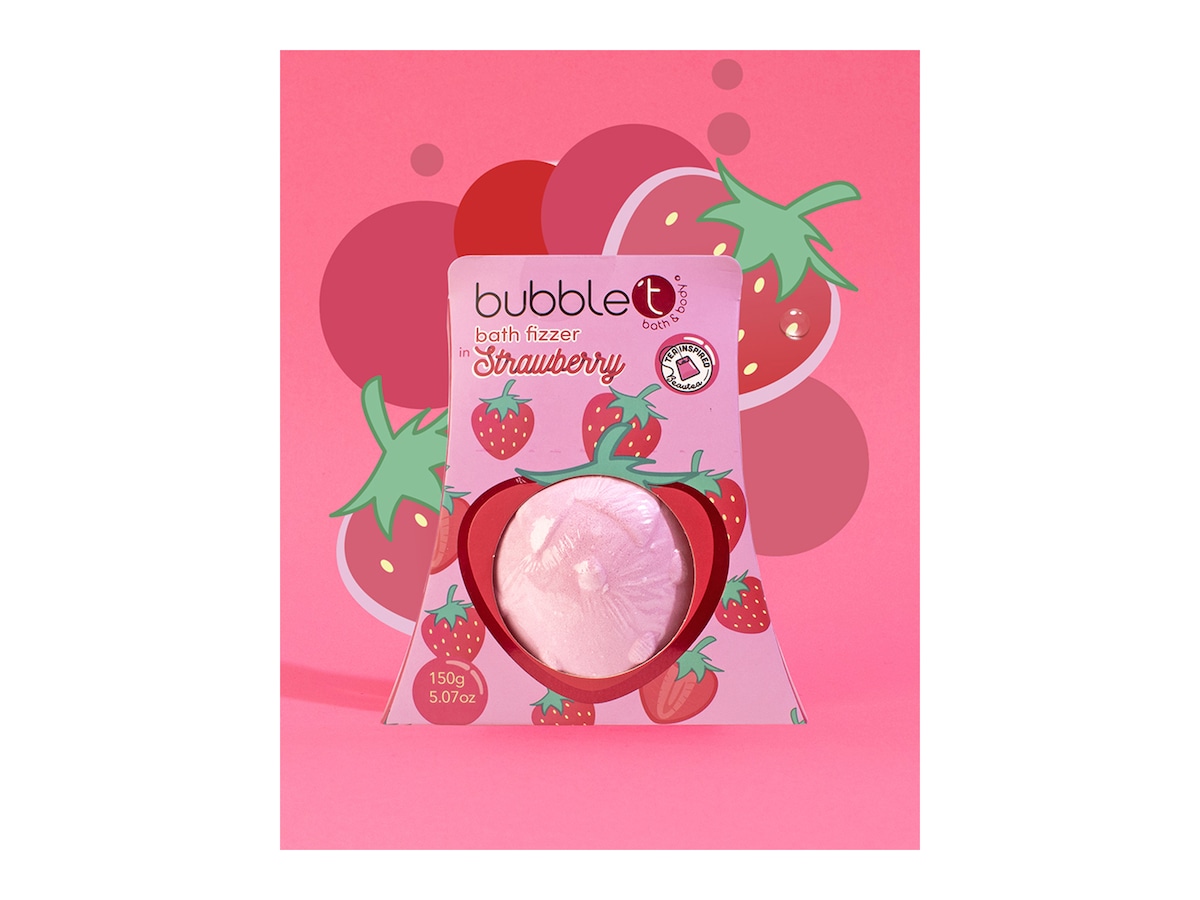 Fruitea Bath Fizzer Strawberry