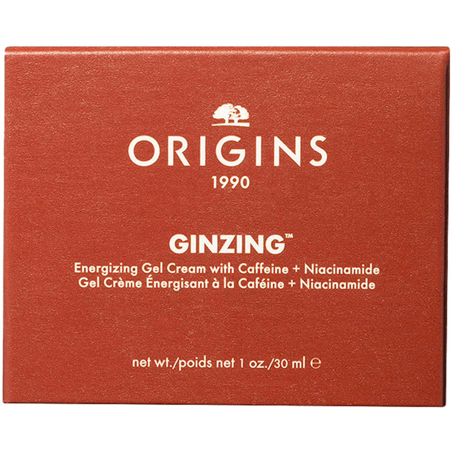 Ginzing Energizing Gel Face Cream With Caffeine + Niacinamide