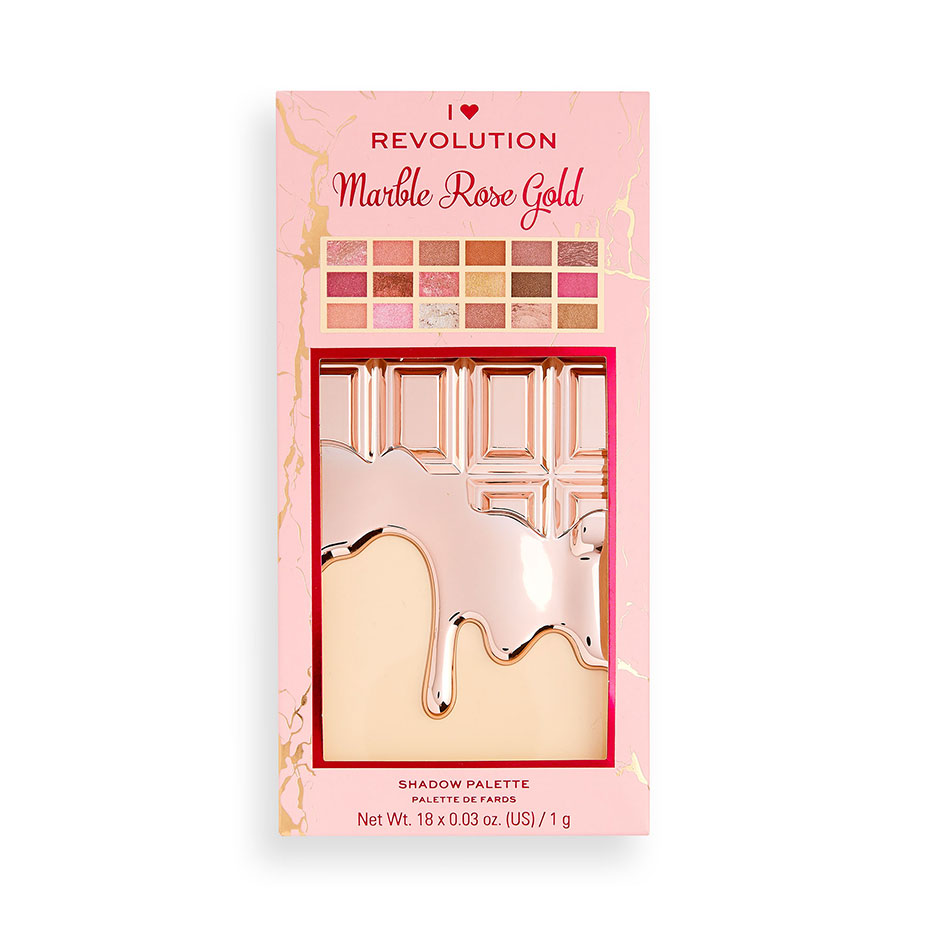 I Heart Marble Rose Gold Chocolate Eyeshadow Palette