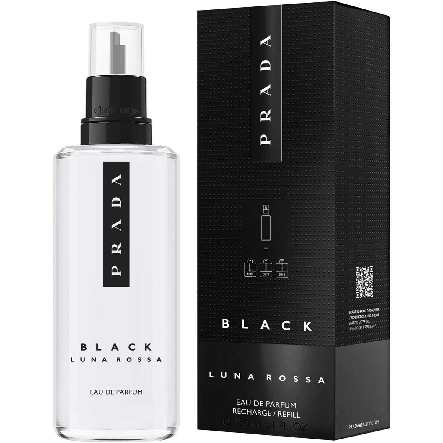 Pr Luna Rossa Black Refill 150Ml