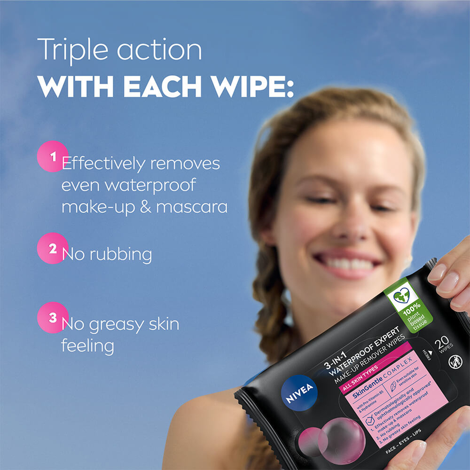 MicellAIR Expert Make-up Remover Wipes