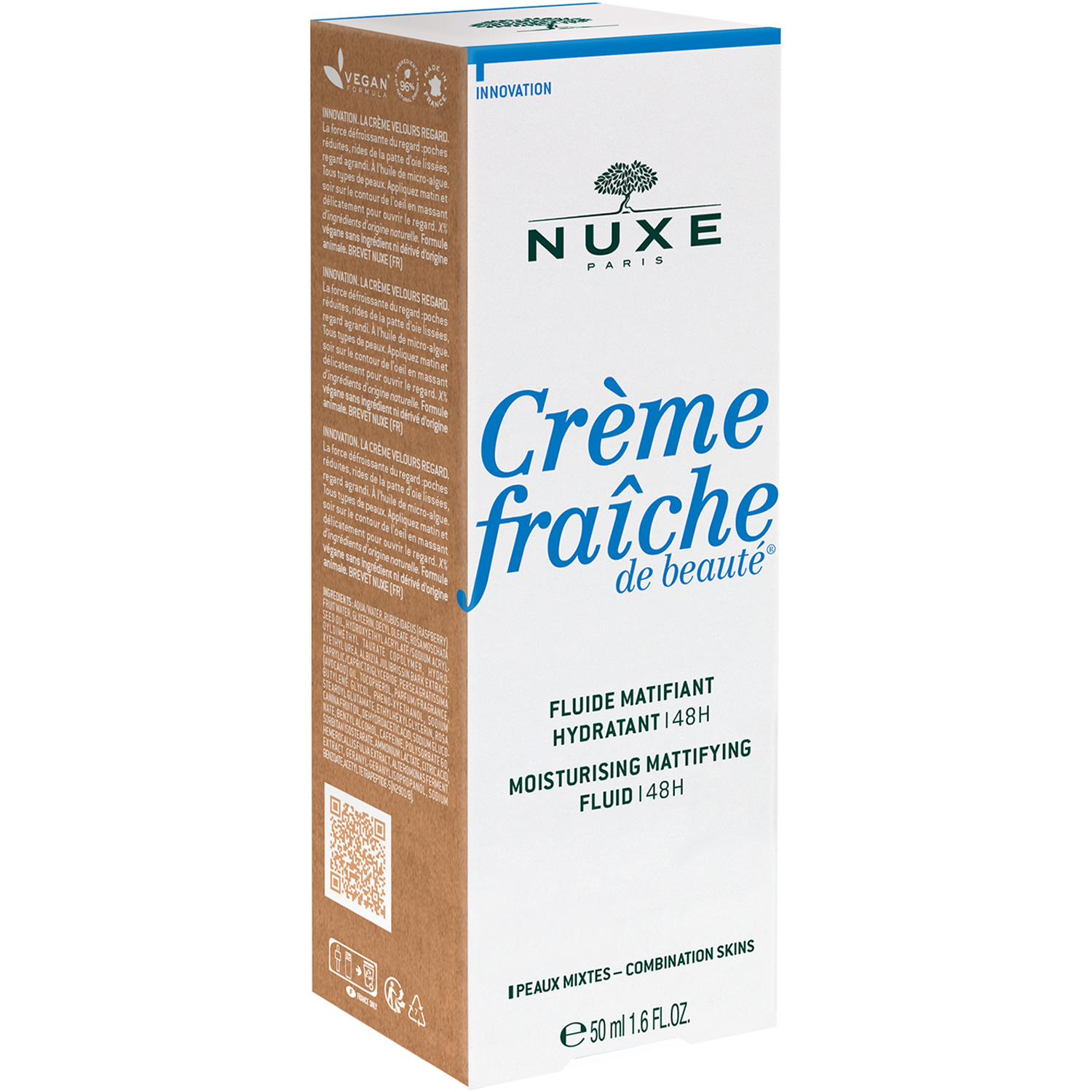 Crème fraîche® de beauté Moisturising Mattifying Fluid 48H