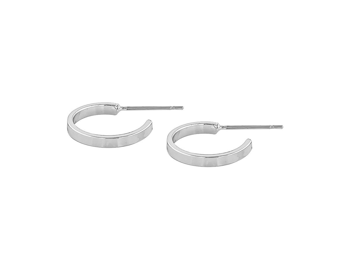 Moe Ring Ear Plain Silver