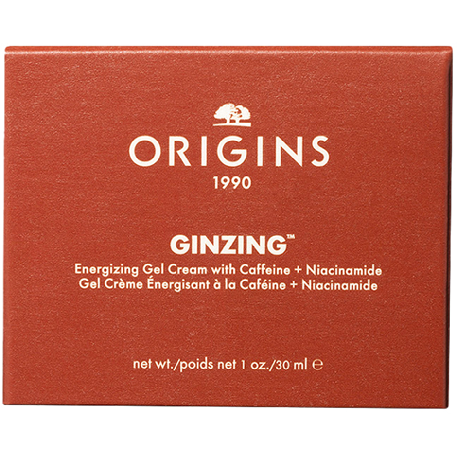 Ginzing Energizing Gel Face Cream With Caffeine + Niacinamide