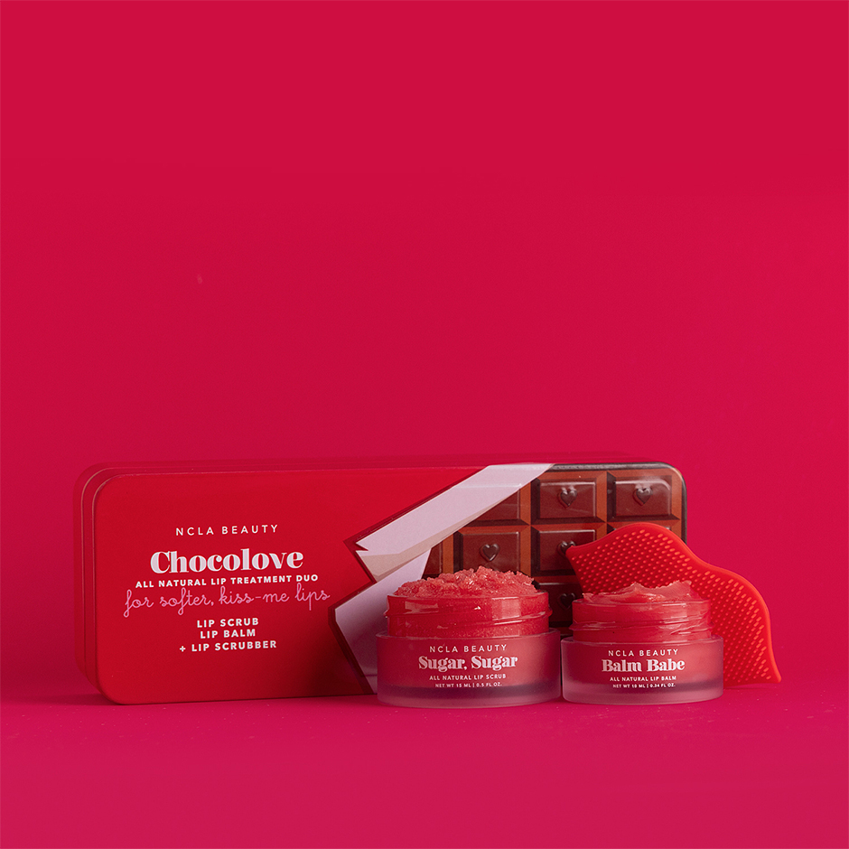 Chocolate Bar Lip Care Duo + Lip Scrubber