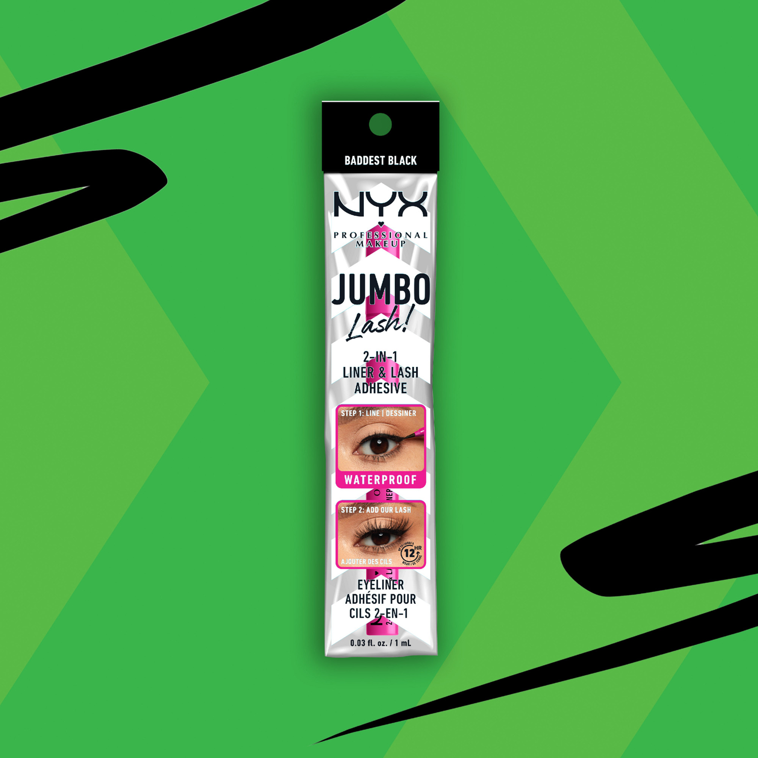 Jumbo Lash! 2-in-1 Liner & Lash
Adhesive