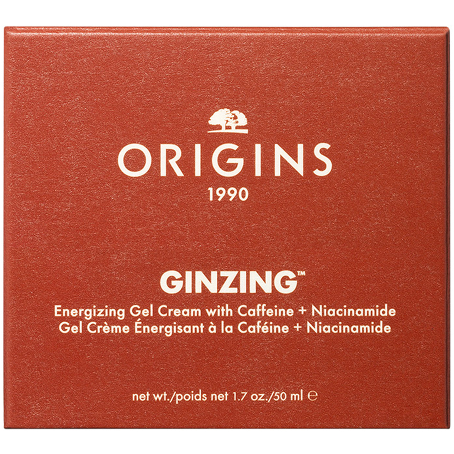 Ginzing Energizing Gel Face Cream With Caffeine + Niacinamide