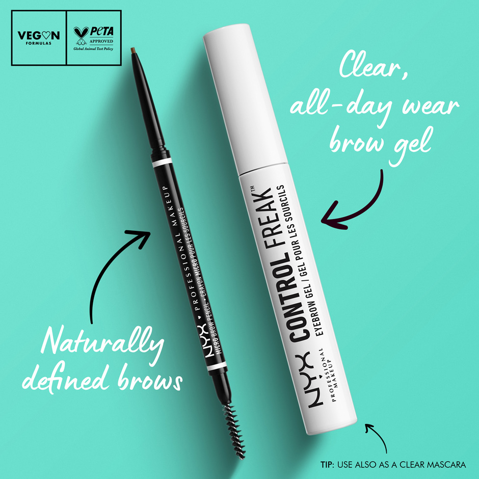 Micro Brow Pencil Ash Brown + Control Freak Eyebrow Gel