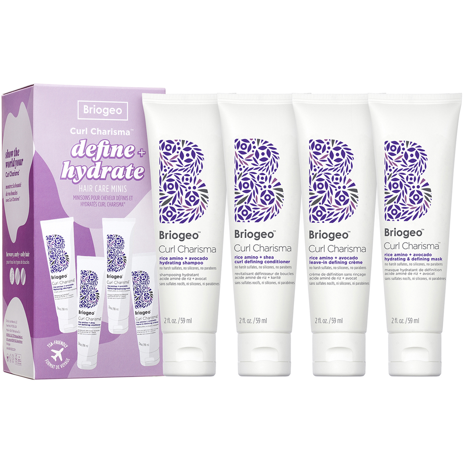 Curl Charisma Define + Defrizz Hair Care Minis